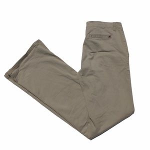 Y2K Beige Tan Tommy Hilfiger Low Rise Flared Pants